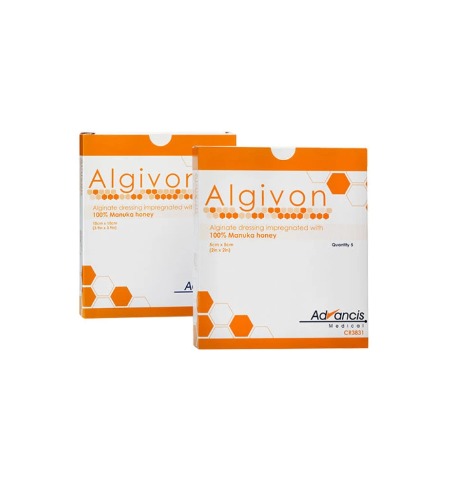 Advancis Algivon Manuka Alginaat Verband 10 X 10 Cm - 1 Stuk