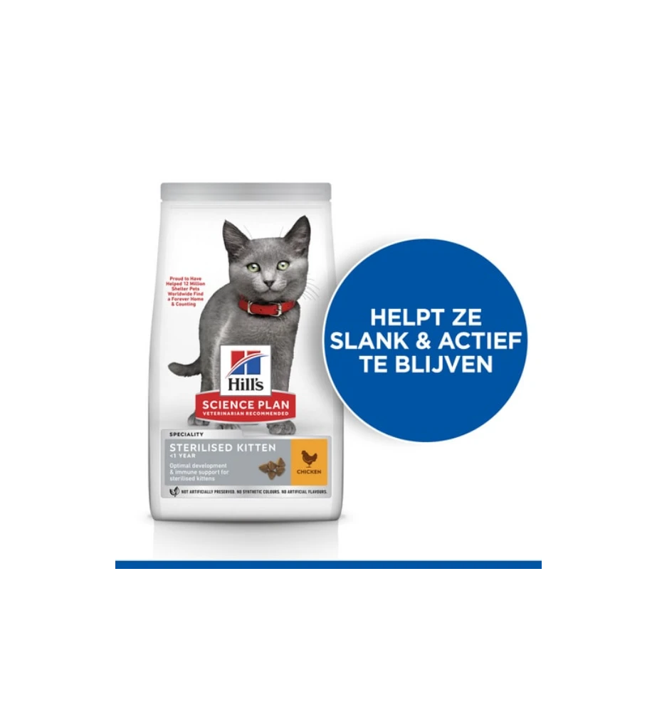 Hill's Science Plan Sterilised Kitten Met Kip - Afbeelding 2