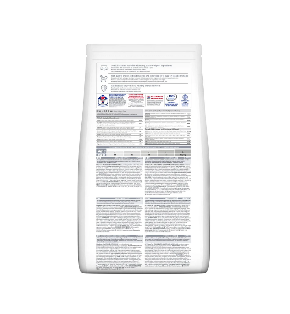 Hill's Science Plan Sterilised Kitten Met Kip - Afbeelding 3